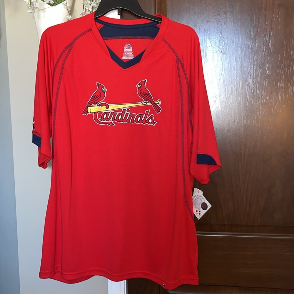Cardinals Short Sleeve Baseball Jersey Size 2XL NWT